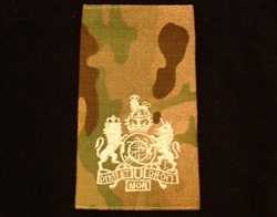 Quality Ivory WO1 Muticam Rank Slide ( Warrant Officer Class 1 Multi Terrain Pattern Combat Rank Slide ) WO2 MTP Rank Slide