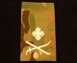 Quality Ivory Colonel Muticam Rank Slide ( Brig Multi Terrain Pattern