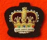 Number One Dress Warrant Officer Class 2 Badge ( Red WO2 Blues Jacket Rank Badge )
