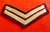 Number 1 Dress Para Corporal Chevrons ( CPL PARA NO 1 Dress Tapes Gold on Maroon )