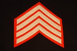 Number 1 Dress Silver Chevrons 4 Bar Drum Major Stripes