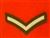 L/CPL Chevrons ( Old Style Number 2 Dress Lance Corporal Stripes )