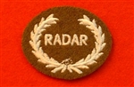 Radar Operator Qualification Uniform Badge.
