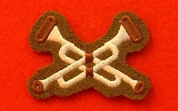 Trumpeter Trade Qualification Uniform Badge.