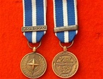 NATO KOSOVO MINIATURE MEDAL