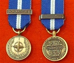 NATO Non Article 5 Bosnia Miniature Medal