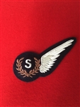 High Quality RAF Air Signaller Badge (Half Wing)