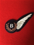 High Quality RAF Air Bomber Badge (Half Wing)