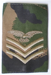 RAF Sergeant Aircrew Combat Rank Slide ( Royal Air Force SGT Aircrew Slide )
