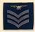 Pair of RAF Blue Sergeant Aircrew Rank Slides ( RAF SGT Aircrew )