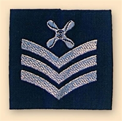 Pair of RAF Blue Chief Tech Rank Slides ( RAF Chief Technicians Badges )