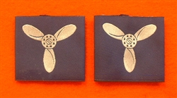 Official RAF Senior Aircraftsman Shoulder Slides x 2 ( RAF NCO'S SAC Blue Shoulder Slides )