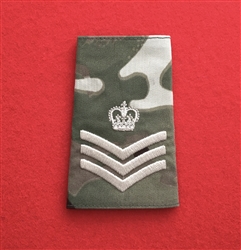 High Quality Royal Air Force Flight Sergeant Multicam Rank Slide RAF MTP Rank Slide