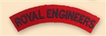 Re-Enactors Royal Engineers Shoulder Title