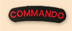 Commando Shoulder Titles ( Commando Uniform Badges )