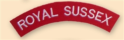 Royal Sussex Shoulder Titles