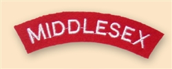 Re-Enactors Middlesex Regiment Shoulder Titles