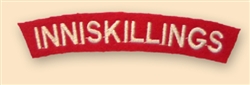 Re-Enactors Inniskillings Regiment Shoulder Titles
