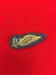 Quality Royal Air Force Air Engineers Mess Dress Badge Hand Embroidered Gold Bullion Wire.