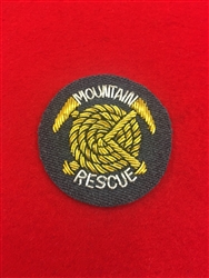 Quality Royal Air Force Mountain Rescue Mess Dress Badge Hand Embroidered Gold Bullion Wire RAF Badge