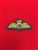 Quality Royal Air Force Reserve Glider Pilot Mess Dress Badge Hand Embroidered Gold Bullion Wire.
