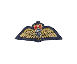 Quality RAF Royal Air Force VR Volunteer Reserve Gold Bullion Mess Dress Wings