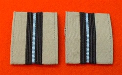 Flying Officer Stone Rank Slides ( RAF Officer FO Stone Pattern Combat Rank Tabs ) RAF FO No 4 Dress Combat Badge