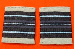 Squadron Leader Stone Rank Slides ( RAF Officer SQN LDR Stone Pattern Combat Rank Tabs ) RAF SQN LDR No 4 Dress Combat Badge