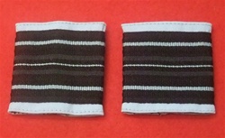 Royal Air Force Officers Material Backed Squadron Leader Light Blue Rank Slides ( RAF SQN LDR Light Blue Rank Slides )