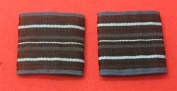PR RAF Squadron Leader Rank Slides ( RAF Officers SQN LDR Dark Blue Rank Tabs )