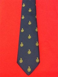 Quality Royal Marines Commando Regimental Tie ( RM Tie Royal Marines Crest Tie )