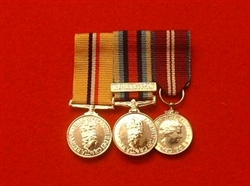 Swing Mounted Op Telic Iraq Campaign OSM Afghanistan Campaign Queens Diamond Jubilee Miniature Sized Medals