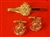 RLC Cufflinks & Tie Slider Box Set ( Royal Logistic Corps Cufflinks ) British Army Cufflinks &Tie slider.