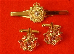 RLC Cufflinks & Tie Slider Box Set ( Royal Logistic Corps Cufflinks ) British Army Cufflinks &Tie slider.