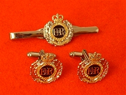 RE Cufflinks & Tie Slider Box Set ( Royal Engineers Cufflinks ) British Army Cufflinks &Tie slider.