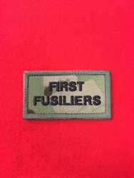 First Fusiliers Multicam TRF MTP Combat Badges British Army MTP TRF`S