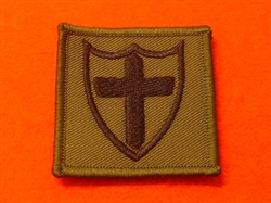 Olive 8th Engineers Regiment Royal Engineers TRF ( 8th Engineers RE Tactical Recognition Flash )