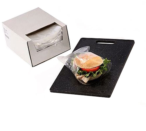 Clear Flip Top Sandwich Bags in Dispenser Box 0.75 mil