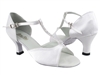 Style 1609 White Satin - Women's Dance Shoes | Blue Moon Ballroom Dance Supply