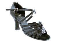 VF 1650 Black Leather - Women's Dance Shoes | Blue Moon Ballroom Dance Supply