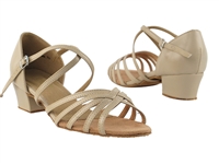 VF 1670C Tan Leather Cuban Heel - Women's Dance Shoes | Blue Moon Ballroom Dance Supply