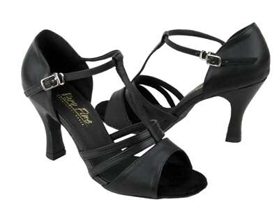 Style 1683 Black Leather - Women's Dance Shoes | Blue Moon Ballroom Dance Supply