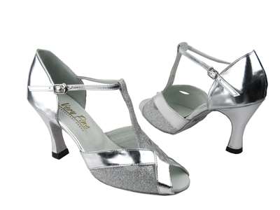 Style 2703 Silver Stardust & Silver - Women's Dance Shoes | Blue Moon Ballroom Dance Supply