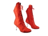 Style 3301 112 Red Satin Boot - Dance Footwear | Blue Moon Ballroom Dance Supply