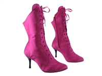 Style 3301 246 Pink Satin Boot - Dance Footwear | Blue Moon Ballroom Dance Supply