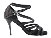 Style 5008 LEDSS Stiletto Heel Black Scale - Women's Dance Shoes | Blue Moon Ballroom Dance Supply