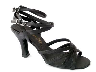 Style 5009 Black Leather - Women's Dance Shoes | Blue Moon Ballroom Dance Supply