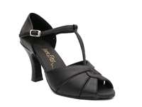 Style 6006 Black Leather - Women's Dance Shoes | Blue Moon Ballroom Dance Supply