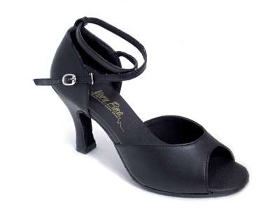 Style 6012 Black Leather - Women's Dance Shoes | Blue Moon Ballroom Dance Supply