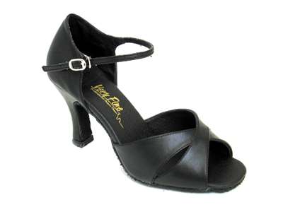 Style 6029 Black Leather - Women's Dance Shoes | Blue Moon Ballroom Dance Supply